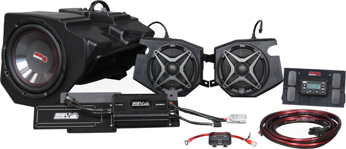 3 SPEAKER KIT WITHOUT RIDE COM RZR'S & TURBO S VELOCITY 19 RZ4-3A image 1