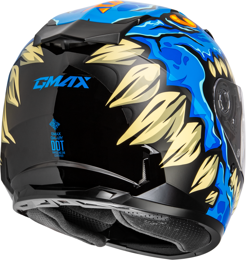 Load image into Gallery viewer, YOUTH GM-49Y DRAX SNOW HELMET BLUE YM F2499041 image 4
