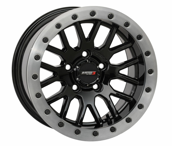 SB9 WHEEL 15X9 5+4 (+10MM) 5/4.5 GLOSS BLACK 15S3-9144 image 1