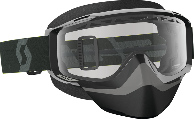 Load image into Gallery viewer, S/S 51-1451 GOGGLE SPLIT OTG SNO-X B LK/WHT CLEAR LENS 262586-1007043 image 1
