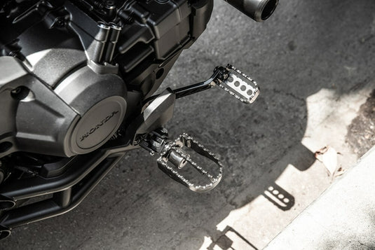 MX STYLE STYLE FOOT PEGS RIDER BLACK B13-1200B image 2