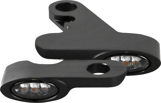 BLACK ELYPSE LED TURN SIGNALS FOR HD M8 SOFTAIL MODELS K68458 image 2