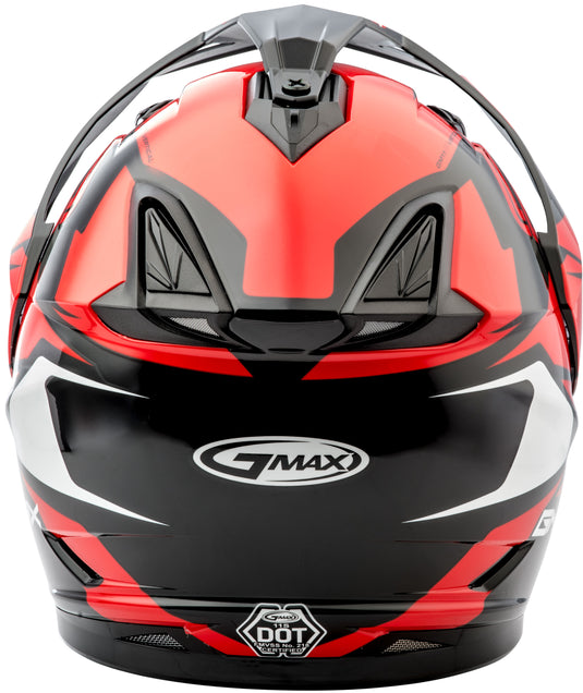 GM-11S DUAL-SPORT VERTICAL SNOW HELMET BLACK/RED XL G2111207 TC-1 image 4