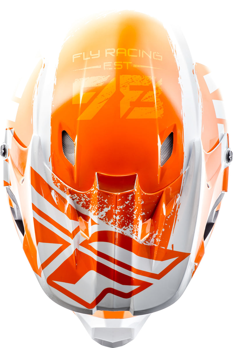Load image into Gallery viewer, KINETIC BURNISH HELMET ORANGE/WHITE/GREY YL 73-3398-3-YL image 4
