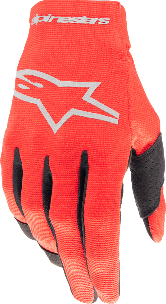 YOUTH RADAR GLOVES MARS RED/SILVER MD 3541824-385-M image 1