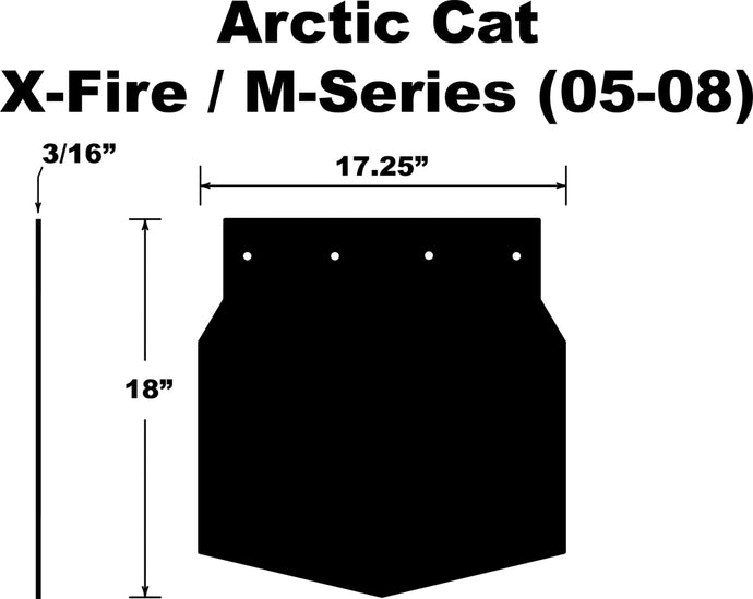 SNOWFLAP  ARCTIC CAT M-SERIES/X-FIRE 05-08 SF-058MSPB image 1