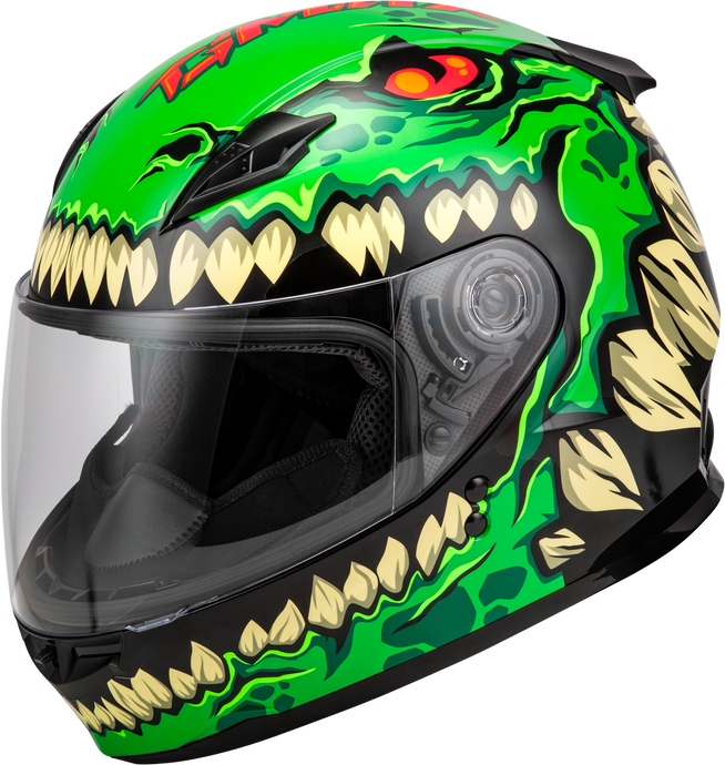 YOUTH GM-49Y DRAX HELMET GREEN YS F1499050 image 1