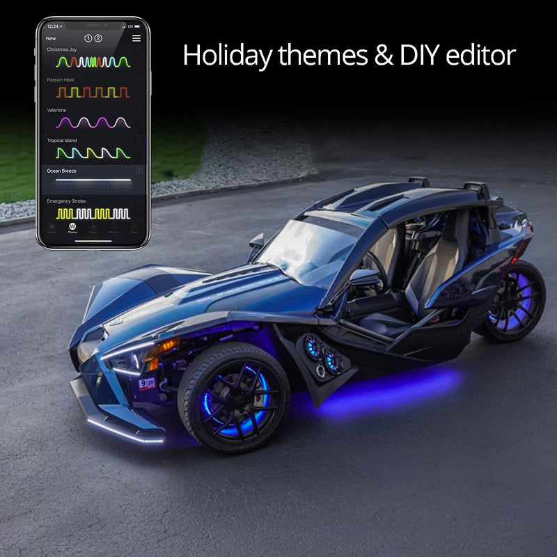 Load image into Gallery viewer, LED UNDERGLOW STANDARD KIT POL XK-SLING-STA image 6

