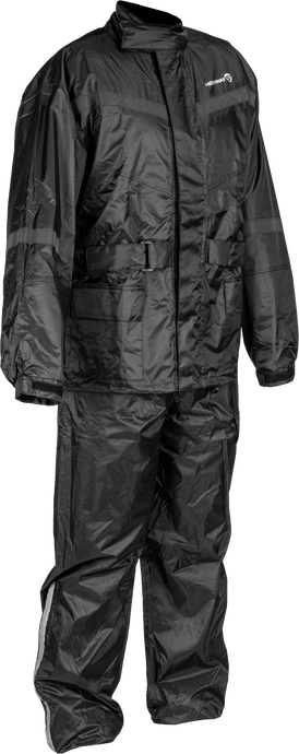 2 PIECE RAIN SUIT BLACK XL 489-4000X image 1