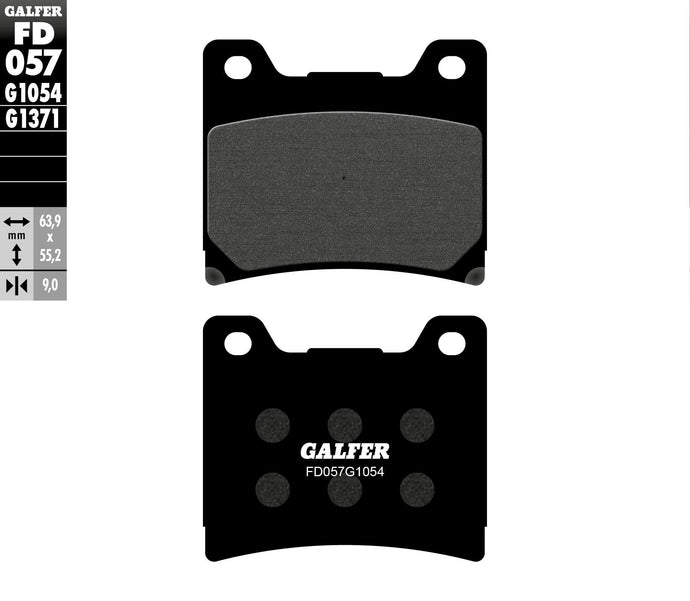 BRAKE PADS SEMI METALLIC FD057G1054 FD057G1054 image 1