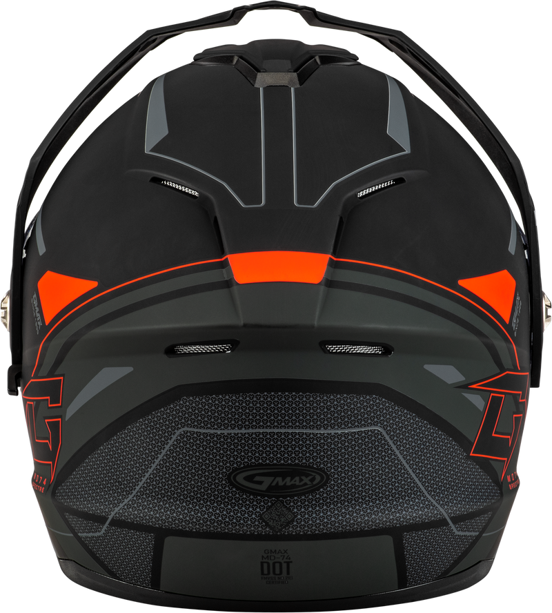 Load image into Gallery viewer, MD-74S SPECTRE SNOW HELMET W/ ELEC SHIELD MATTE BLACK/RED 2X M10742328 image 2
