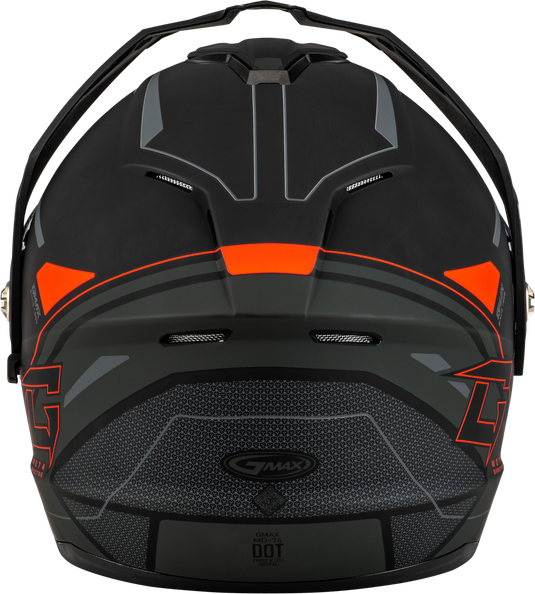 MD-74S SPECTRE SNOW HELMET W/ ELEC SHIELD MATTE BLACK/RED 2X M10742328 image 2