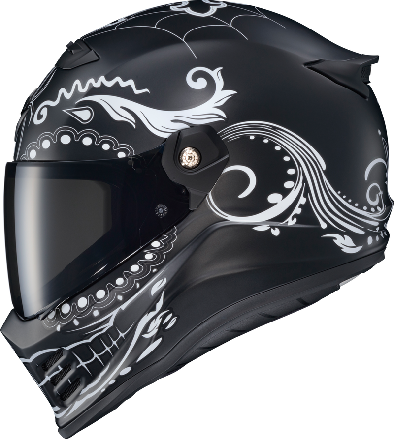 Load image into Gallery viewer, COVERT FX FULL FACE HELMET EL MALO WHITE/MATTE BLACK XL CFX-1206 image 1
