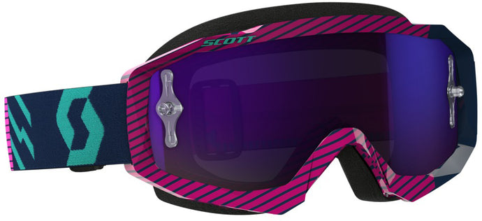 HUSTLE GOGGLE BLUE/PINK W/PURPLE CHROME LENS 262592-2839281 image 1