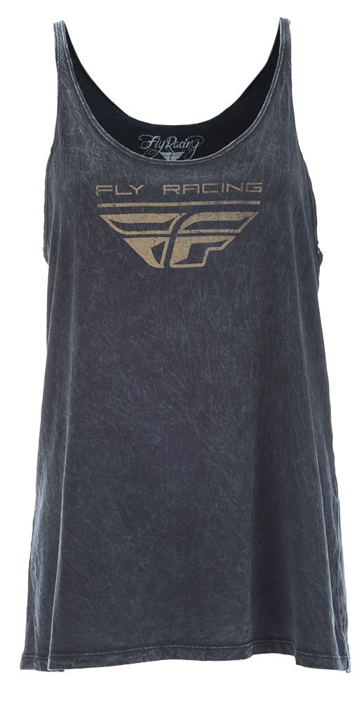 FLY WOMEN'S IMPRINT TANK BLACK WASH LG 356-6140L image 1