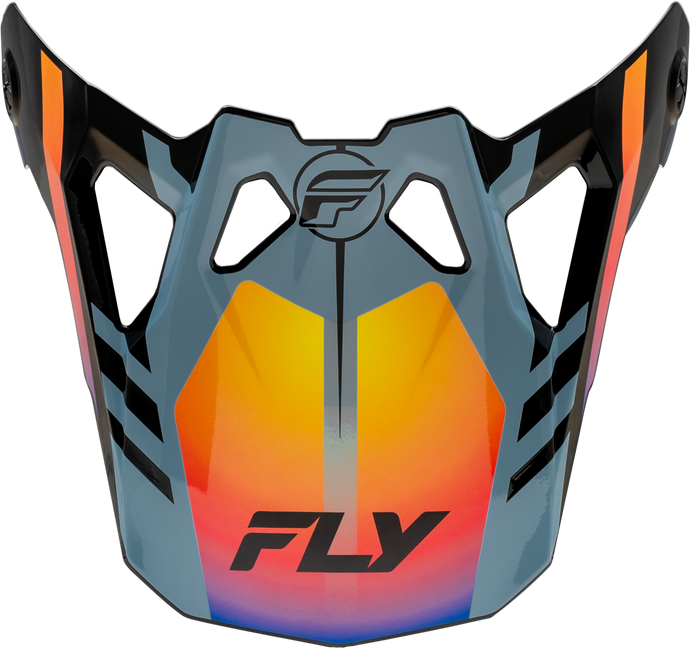FORMULA CP KRYPTON VISOR GREY/BLACK/ELECTRIC FADE M-2X 73-0047 image 1