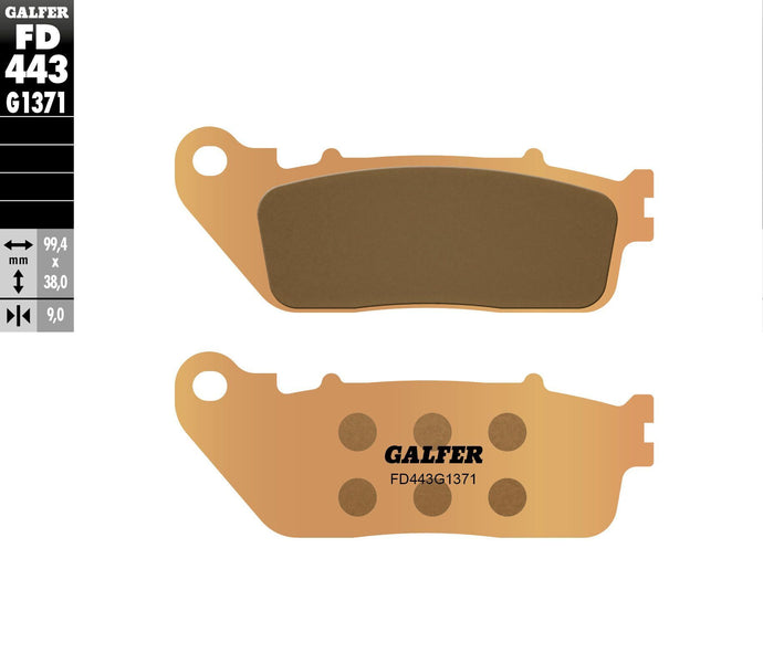 BRAKE PADS SINTERED FD443G1371 FD443G1371 image 1