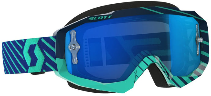 HUSTLE GOGGLE BLUE/TEAL W/ELECTRIC BLUE CHROME LENS 262592-5572278 image 1