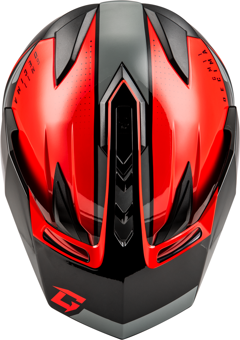 Load image into Gallery viewer, GM-11 DECIMA HELMET BLACK/RED/GREY XL A11161207 image 3
