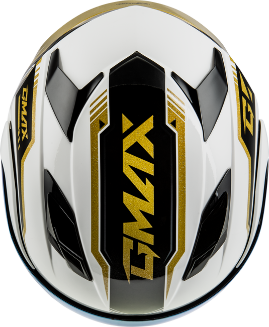 MD-01 VOLTA HELMET WHITE/GOLD/BLACK METALLIC XL M101381297 image 3