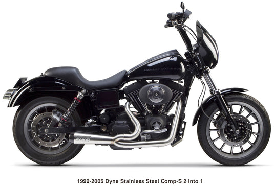 COMP S 2IN1 EXHAUST DYNA BRUSHED W/CF END CAP 005-4280199 image 2
