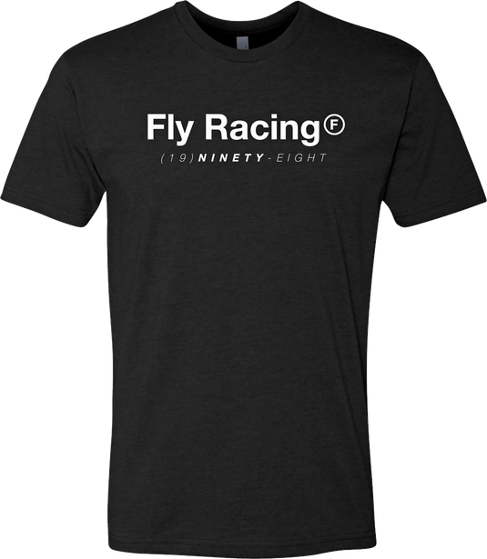 FLY TRADEMARK TEE BLACK LG 354-0313L image 1