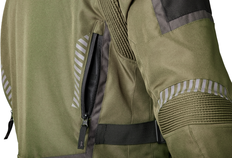 Load image into Gallery viewer, MAVERICK EVO CE JACKET KHAKI/GREY TEXTILE LG 103198GRN-44 image 5
