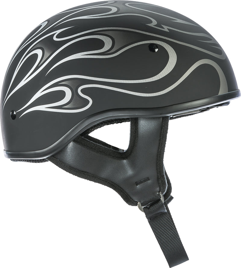 Load image into Gallery viewer, .357 FLAME HALF HELMET MATTE GREY SM 73-8203-2 image 1
