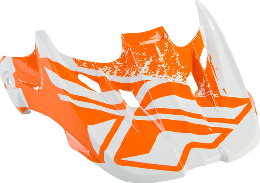 KINETIC BURN VISOR ORANGE/WHITE 73-47948 image 1