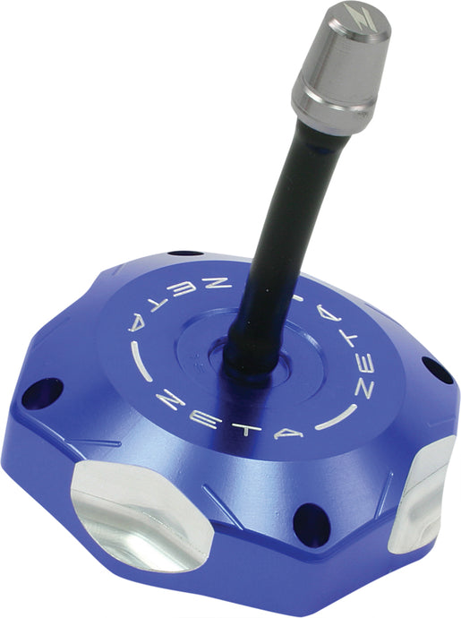 BILLET GAS CAP BLUE ZE87-1501 image 1