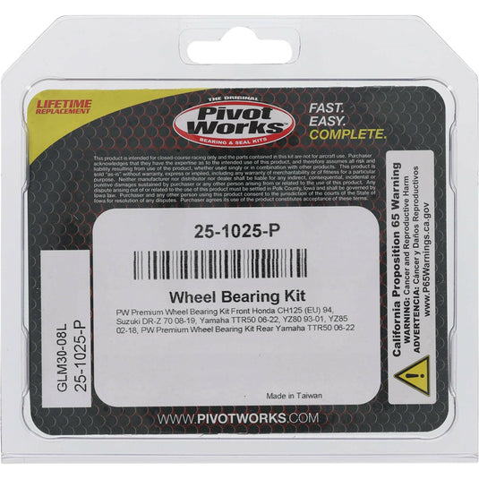 WHEEL BEARING KIT PREMIUM 25-1025-P image 3