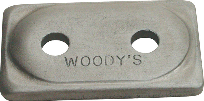DIGGER SUPPORT PLATES DOUBLE ALUM. 5/16