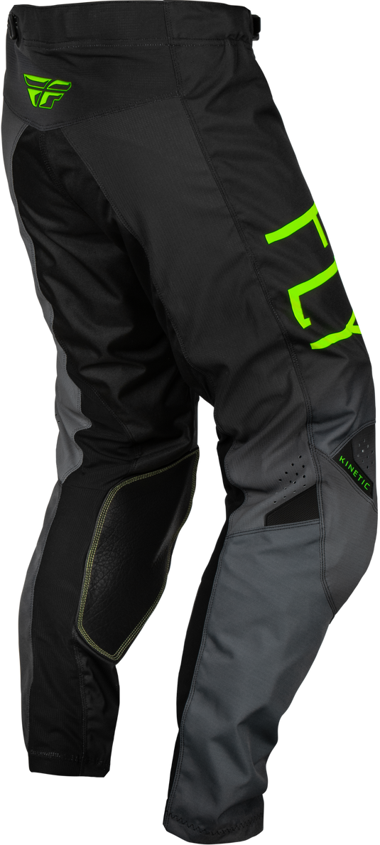 YOUTH KINETIC PRODIGY PANTS CHAR/NEON GREEN/TRUE BLU SZ 20 377-53620 image 3