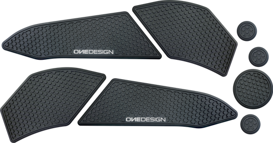 HDR TANK SIDE PAD BLACK DUC HDR293 image 2