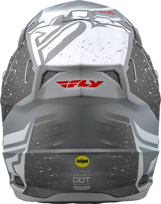 TOXIN RESIN HELMET MATTE WHITE/GREY SM 73-8520-5-S image 3