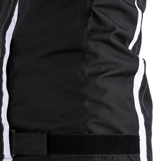 S1 CE JACKET BLACK/BLACK/WHITE TEXTILE 4XL 102559WHI-52 image 7