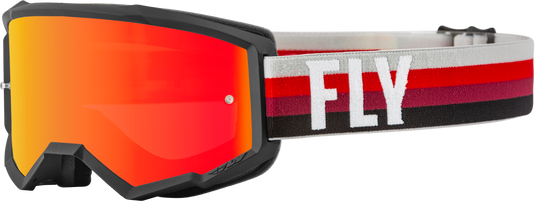 YOUTH ZONE GOGGLE BLACK/RED W/ RED MIRROR/AMBER LENS 37-51712 image 1