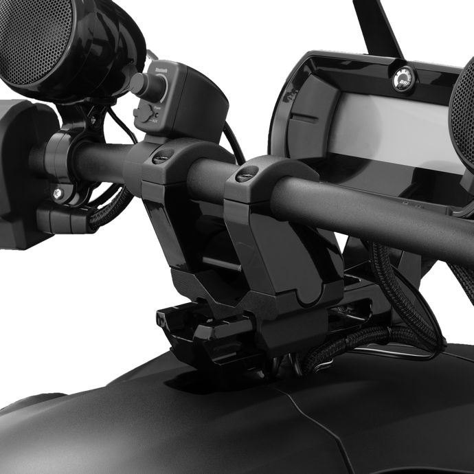 HANDLEBAR RISERS BLACK CAN 41-418 image 1