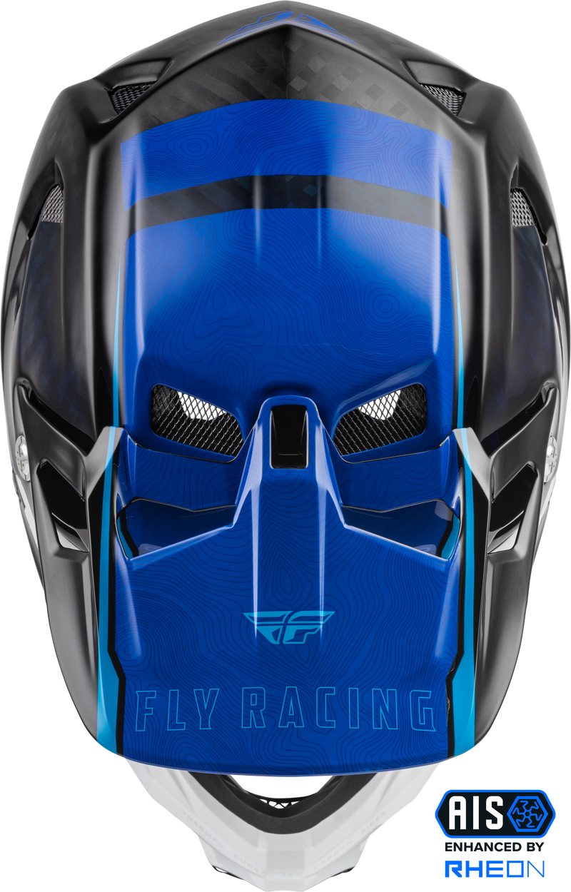 Load image into Gallery viewer, YOUTH WERX-R CARBON HELMET BLUE/CARBON YL 73-9222YL image 3
