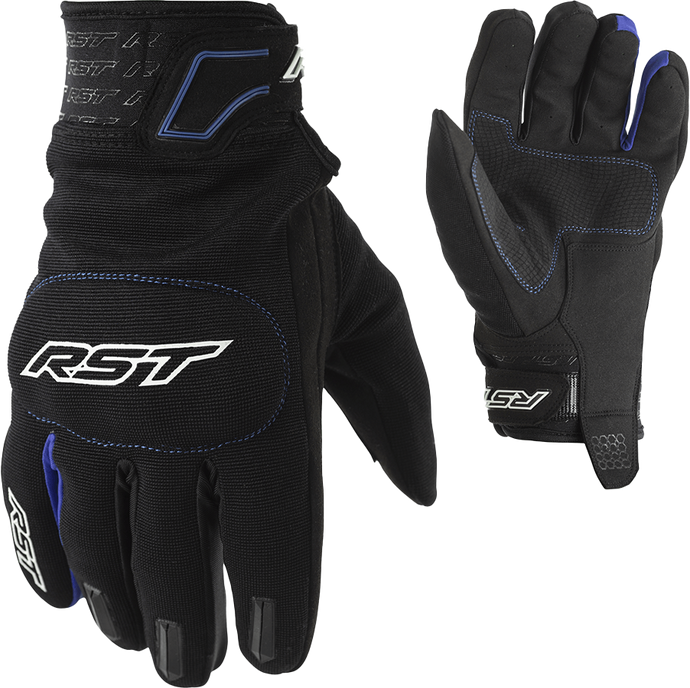 RIDER CE GLOVE BLACK/BLUE LG 102100BLU-10 image 1