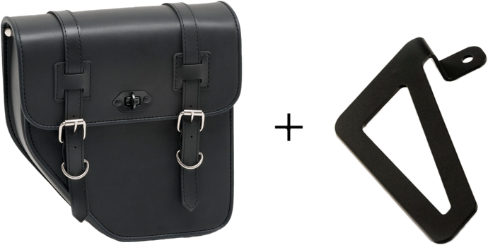 IBIZA SADDLEBAG BLACK LEFT W/O BASE AP0007N image 1