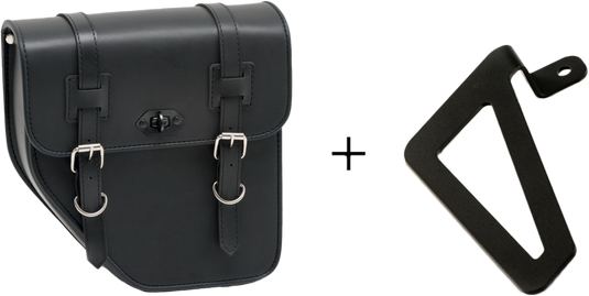 IBIZA SADDLEBAG BLACK LEFT W/O BASE AP0007N image 1