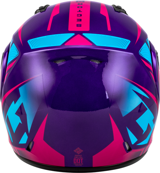 MD-04S SECTOR SNOW HELMET VIOLET/PINK LG M2043986 image 2