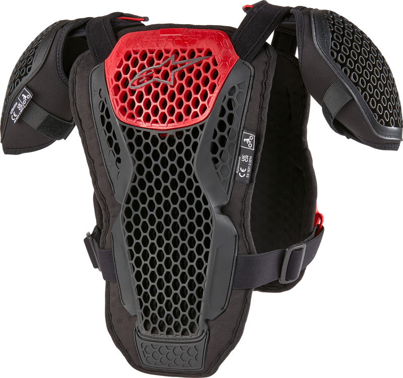 Load image into Gallery viewer, BIONIC ACTION YOUTH CHEST PROTECTOR BLK/RED SM/MD 6740424-13-S/M image 2
