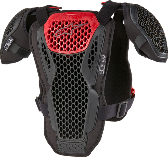 BIONIC ACTION YOUTH CHEST PROTECTOR BLK/RED SM/MD 6740424-13-S/M image 2