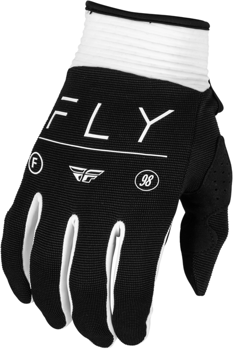 WOMEN'S F-16 GLOVES BLACK/WHITE MD 377-812M image 1
