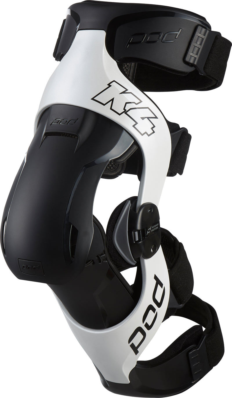 Load image into Gallery viewer, K4 V2.0 KNEE BRACE (LT) WHITE/BLACK MD/LG K4022-058-MD/LG image 2
