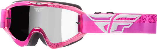 2018 ZONE COMPOSITE GOGGLE GREY/PINK W/CHROME LENS 37-4032 image 1