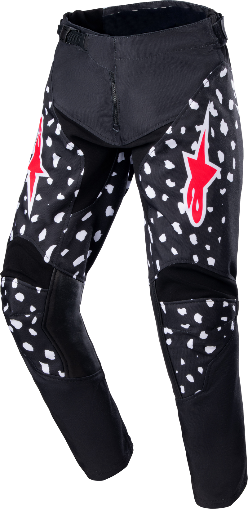 Load image into Gallery viewer, YOUTH RACER NORTH PANTS BLACK/NEON RED 22 3740523-1397-22 image 1
