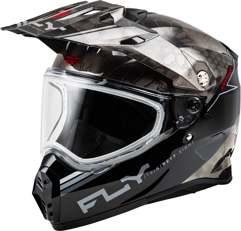 Load image into Gallery viewer, TREKKER CW CONCEAL HELMET DUAL SHLD BLACK/GREY/WHITE XS 73-31357XS image 1
